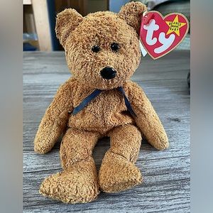 Fuzz the bear Beanie Baby